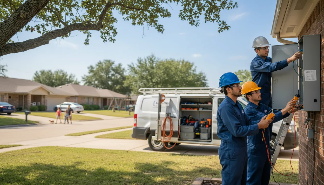 Certified electrician providing emergency electrical services in Wyoming, IL